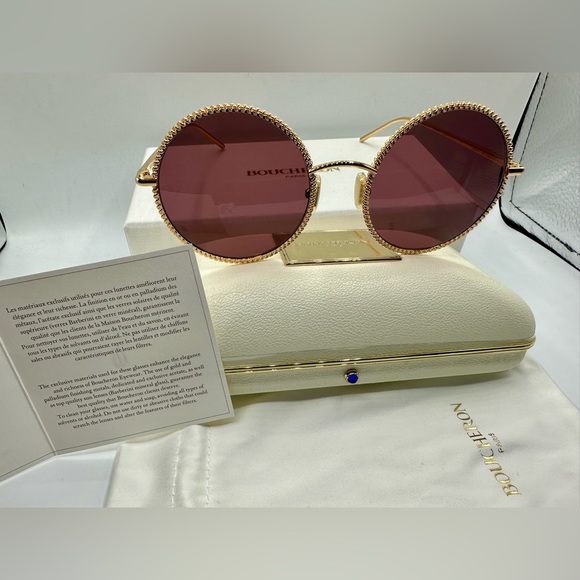 👑Boucheron  Paris BC0045S ‼️Size 56-21-135 By KERING Eyewear 100% - Picture 7 of 16